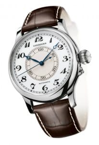 longines heritage weems second setting watch stainless steel1