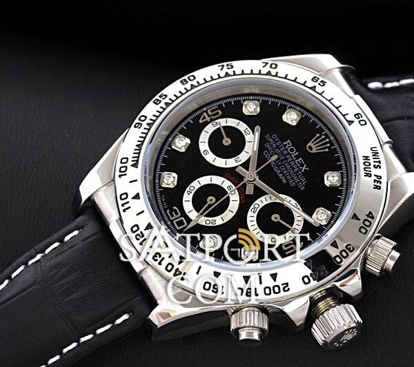 Rolex Daytona Siyah Deri Kordon