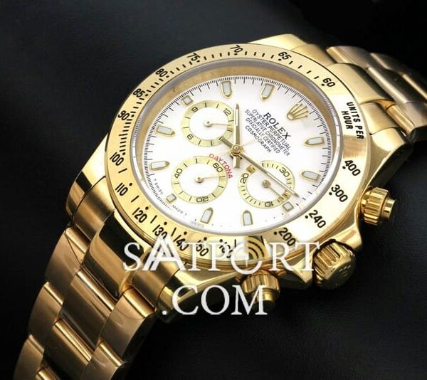 Rolex Daytona Gold Otomatik Beyaz Kadran