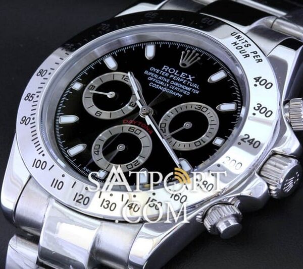 Rolex Daytona Çelik Sİyah Kadran