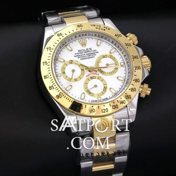 Rolex Daytona Two Tone Beyaz Kadran