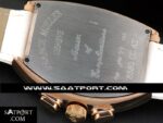 Franck Muller Beyaz Deri Kordon