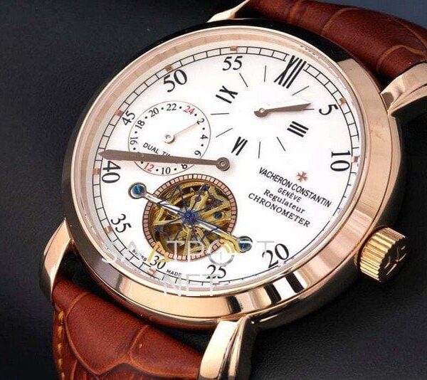 Vacheron Constantin Dual Time Brown Automatic