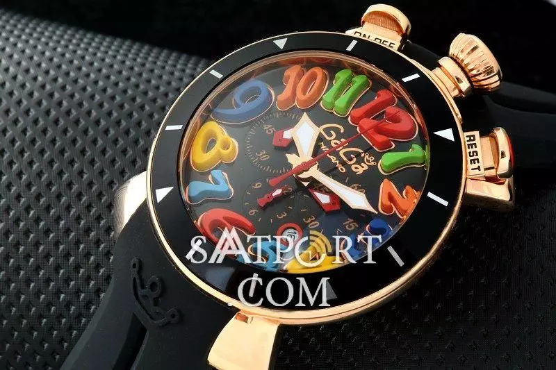 GaGa Milano Manuale Siyah Gold - Saatport