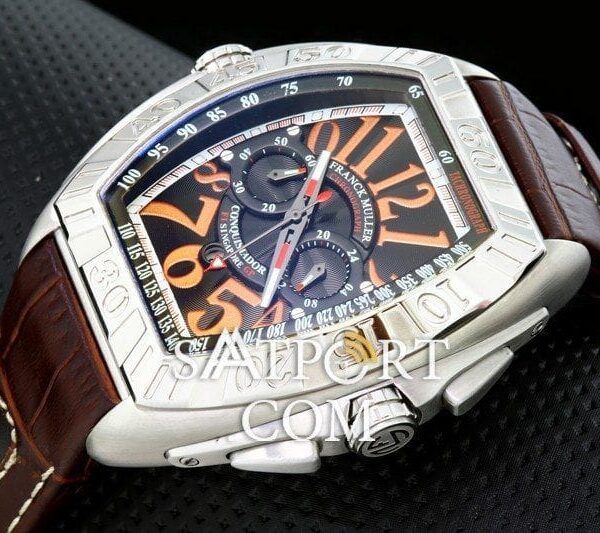 Franck Muller Conquistador Singapore Kahverengi