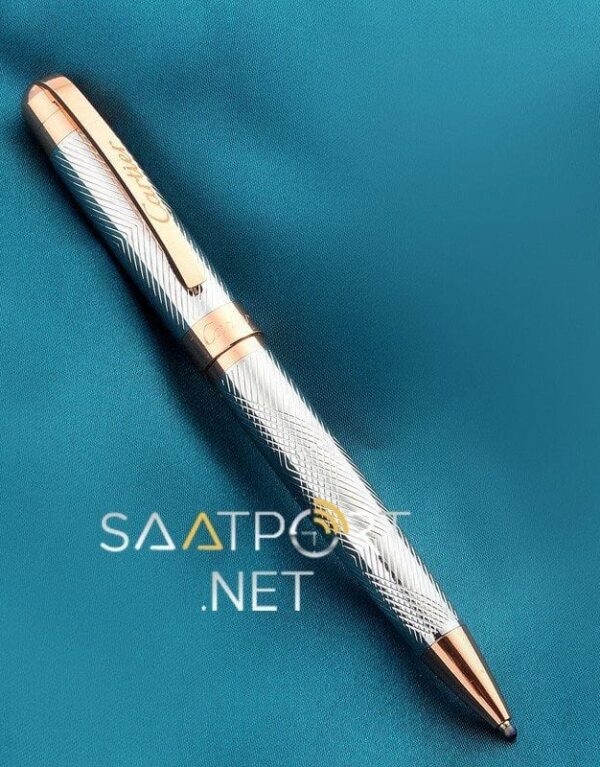 Cartier Silver Gold Tükenmez Kalem