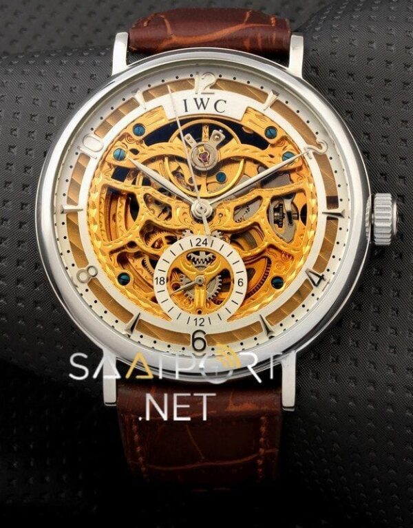 IWC Skeleton Kahverengi