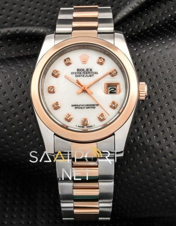 Rolex Datejust Unisex Silver Gold