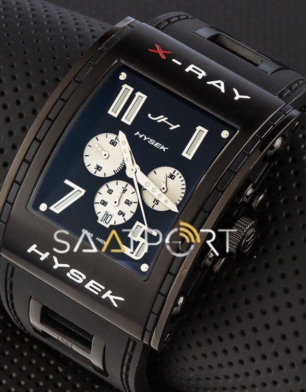 Jorg Hysek X-Ray Silver Chronograph Siyah