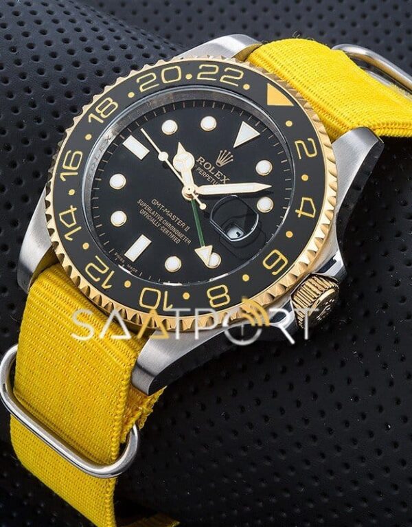 Rolex Submariner GMT Sarı Natoband Seramik Bezel