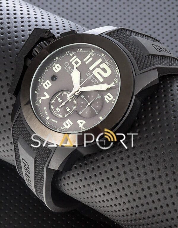 Graham Chronofighter Telemeter Siyah