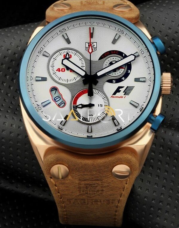 Tag Heuer Mclaren F1 Rose Lacivert Bezel