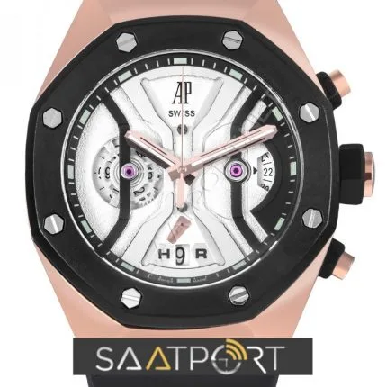 Audemars Piguet Royal Oak GMT Tourbillon Concept Gold Beyaz