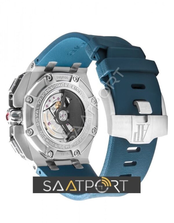 audemars-piguet-michael-schumacher-blue chronograph eta-381