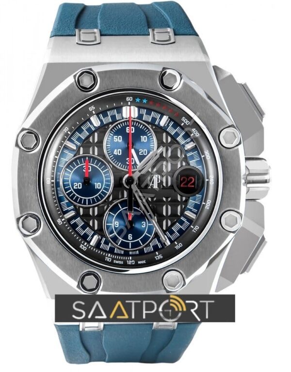 audemars-piguet-michael-schumacher-blue chronograph eta-384