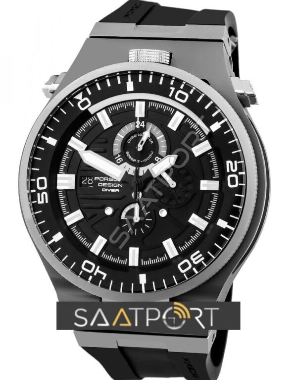 Porsche Design Chronograph Black Red Dial P’6780 (4)