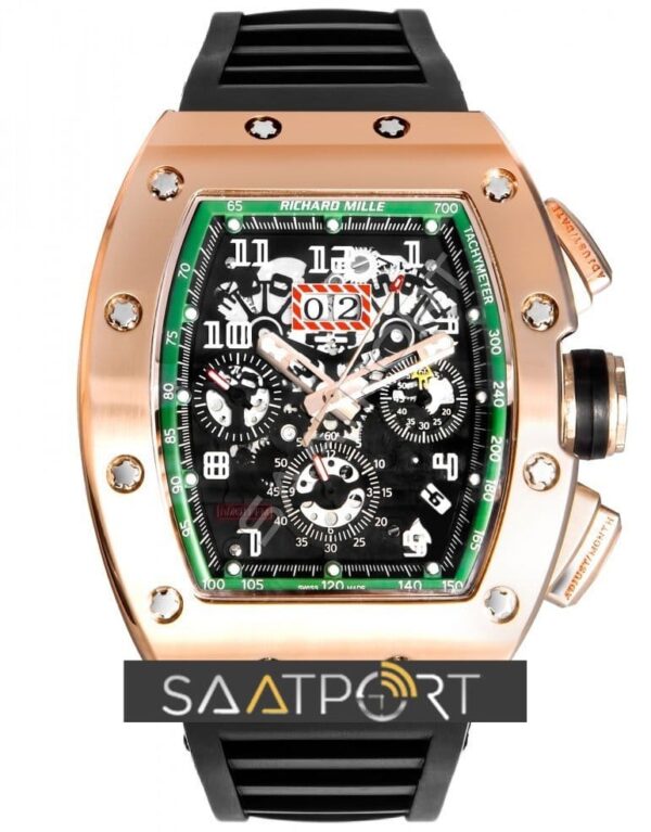 Richard Mille RM 001 Felipe Massa Limited Edition eta saat replika saat 7750 eta mekanizma (7)