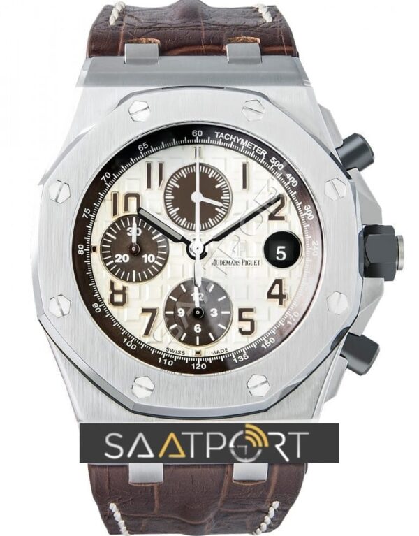 Audemars Piguet Offshore Safari Kahve Deri Kordon Eta