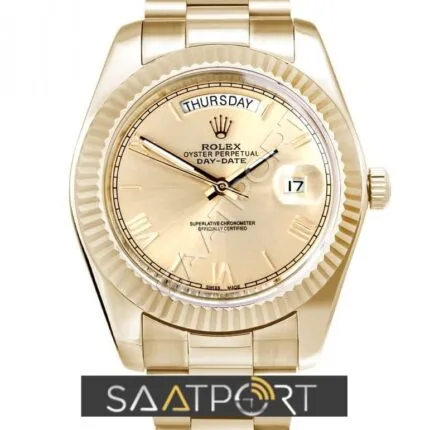 rolex day date 3255 eta makina eta saat