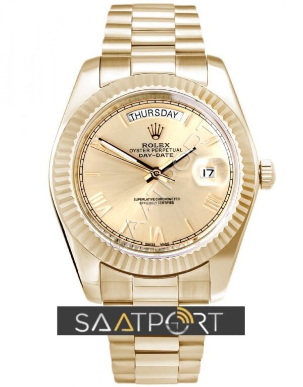 rolex day date 3255 eta makina eta saat
