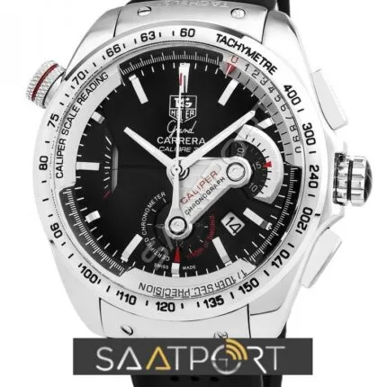 TAG Heuer Calibre 36 Silikon Kordon Siyah Kadran