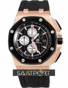AUDEMARS PIGUET ROYAL OAK OFFSHORE ROSE GOLD AND CERAMIC