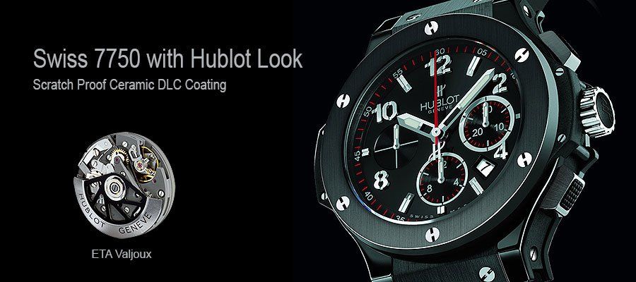 Hublot Eta Saat ve Eta Mekanizma valjoux 7750