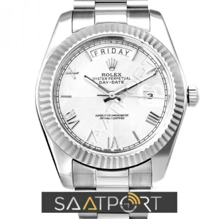 Rolex day-date II 41mm beyaz kadran dial (23)