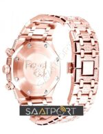 audemars piguet baget taşlı ap taşlı model rose silver Audemars Piguet Royal Oak Full Diamond (2)