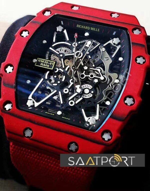 Richard Mille Carbon Eta Saat RM35 02 Rafael Nadal TPT Red