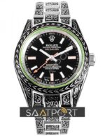 Rolex Milgauss 116400 Engraved By Made Minju Makina