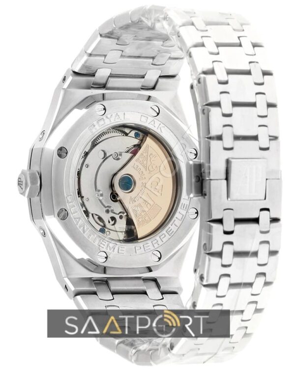 Audemars Piguet Royal Oak Perpetual Calendar White new rose gold silver replika saat eta sat replikalar saatport (9)