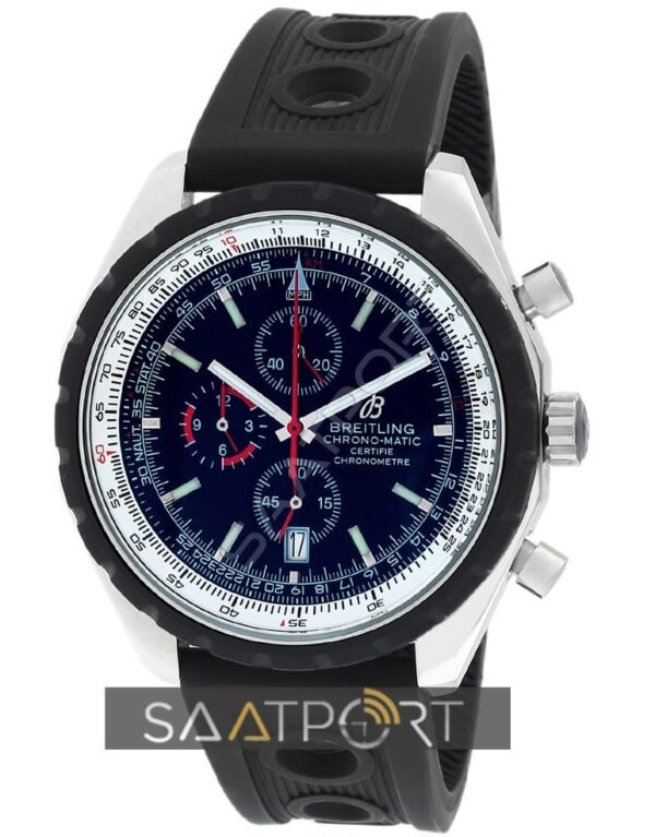 Breitling Mans Automatic Wristwatch Chronograph Certifie replika saat eta saat eta emekanizma (1)