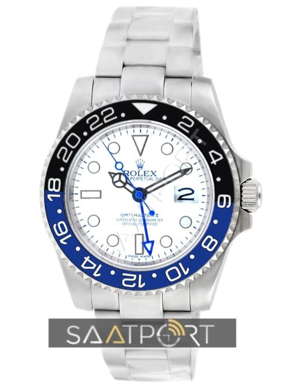 Rolex GMT Master II Batman White Blue 40 mm