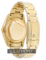 Rolex Sky Dweller Silver Dial 18 Carat Yellow Gold Oyster replika saat eta saat eta mekanizma (2)