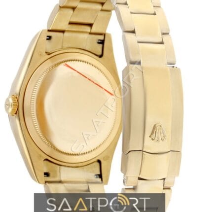 Rolex Sky Dweller Silver Dial 18 Carat Yellow Gold Oyster replika saat eta saat eta mekanizma (2)