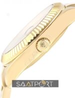 Rolex Sky Dweller Silver Dial 18 Carat Yellow Gold Oyster replika saat eta saat eta mekanizma (3)