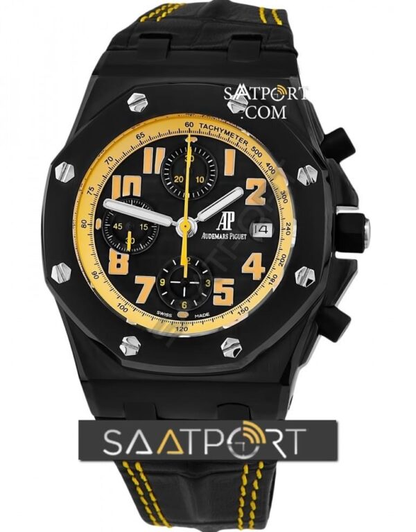AUDEMARS PIGUET ROYAL OAK OFFSHORE BUMBLEBEE 26176FO.OO.D101CR. replika saat (3)