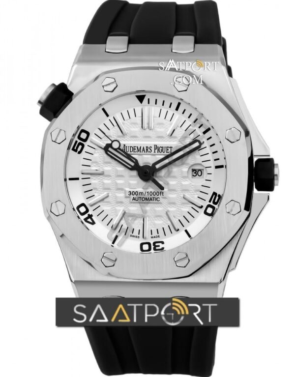 AUDEMARS PIGUET ROYAL OAK OFFSHORE DIVER WHITE DIAL 15710ST replika saat eta saat saatport (1)