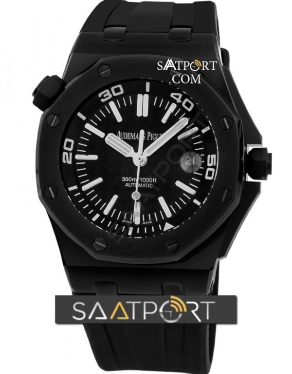 Audemars Piguet Royal Oak Offshore Diver Project X 15710 PVD Black Dial Swiss 2836-2 replika saat eta saat saatport (1)