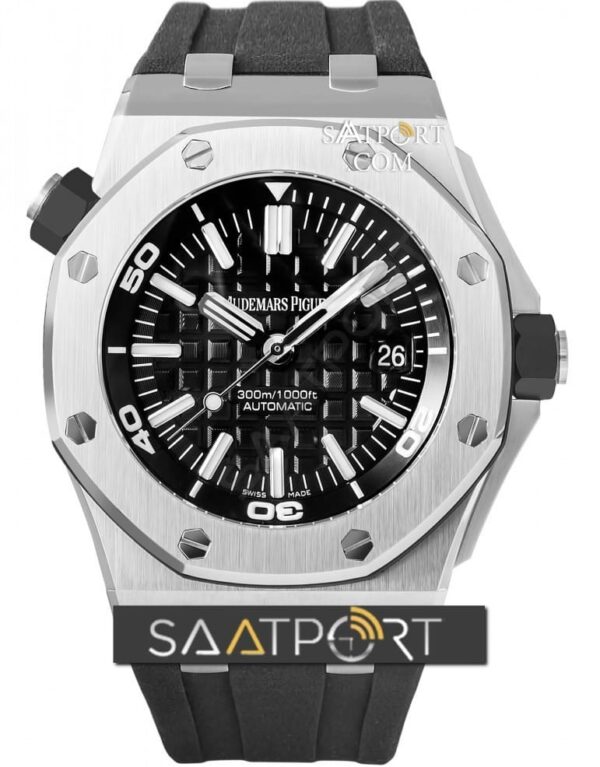 Audemars Piguet Royal Oak Offshore Diver SortGummi 42 mm 15703ST.OO.A002CA.01 replika saat eta saat saatport (3)