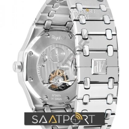 Audemars Piguet Royal Oak Tourbillon 41 mm Extra-Thin 26510ST.OO.1220ST.01 replika saat eta saat ap türbülon saatport (12)