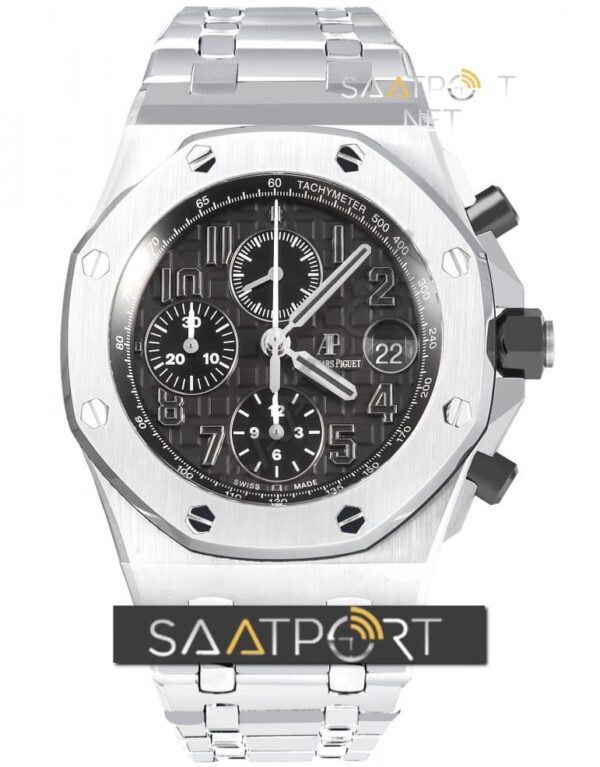 Audemars Piguet Royal Oak Offshore Chronograph Stainless Steel Black Dial 42mm 26170st.oo.1000st (5)