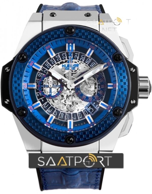 HUBLOT King Power Special One Skeleton Dial Chronograph Automatic 701.NQ.0137.GR.SPO14 replika saat (5)