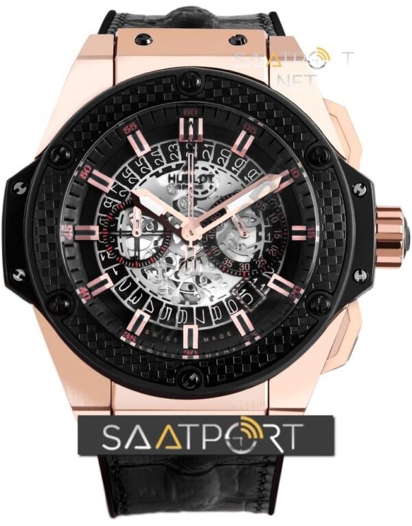 Hublot Big Bang UNICO King Gold Automatic Chronograph – 411.OM.1180.RX replika saat (1)