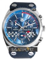Tag Heuer Mclaren Mercedes Mavi Kadran Örme Kordon replika saat eta mekanizma (1)