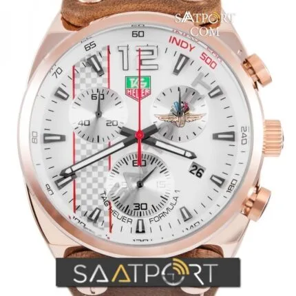 Tag Heuer Mclaren F1 Rose Kasa Chronograph Racer Taba Kordon