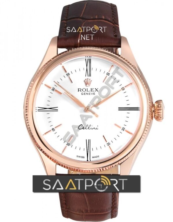 Rolex Cellini 50505 GoLd Time Black Dial Automatic