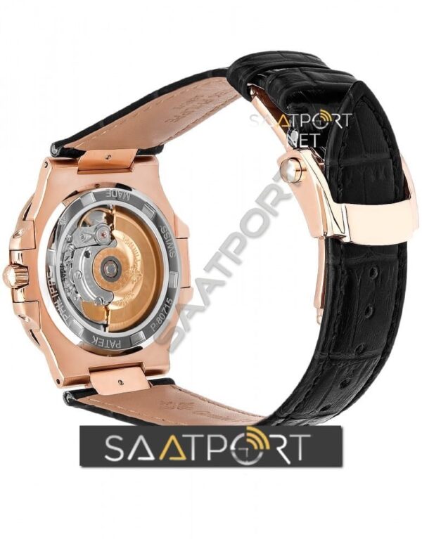 Patek Philippe Nautilus Chronograph Watch 18K Rose Gold 59801R-001 (6)