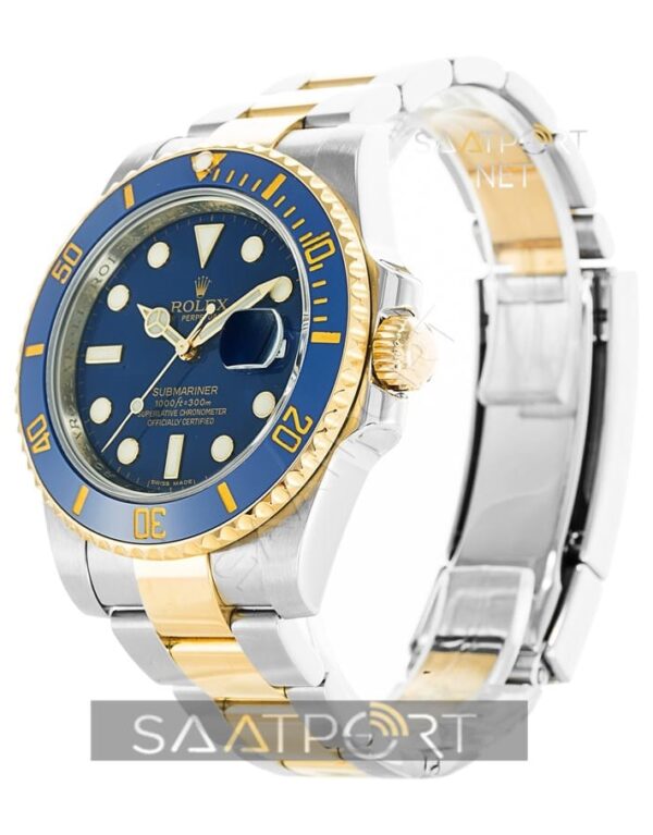 ROLEX SUBMARINER STEEL AND GOLD BLUE DIAL 16613